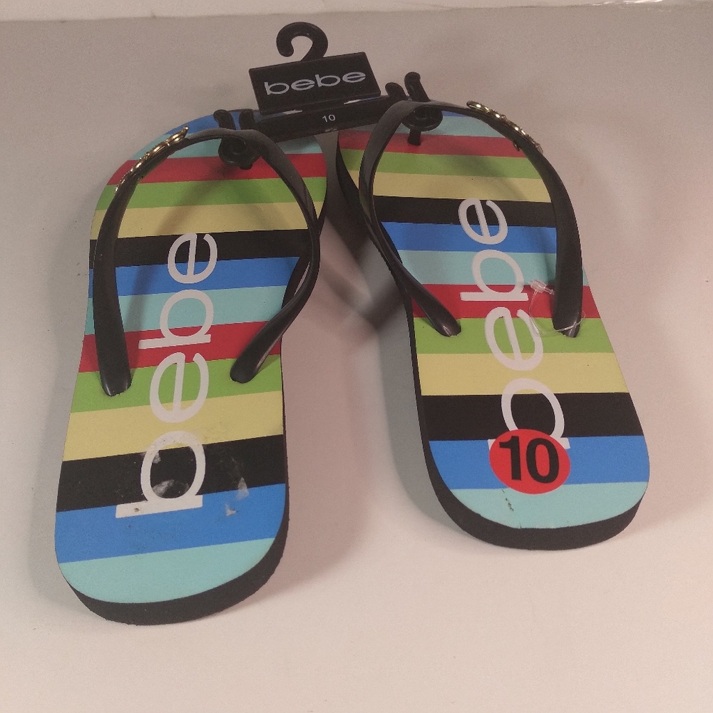 Be be Mindee flip flops size 10